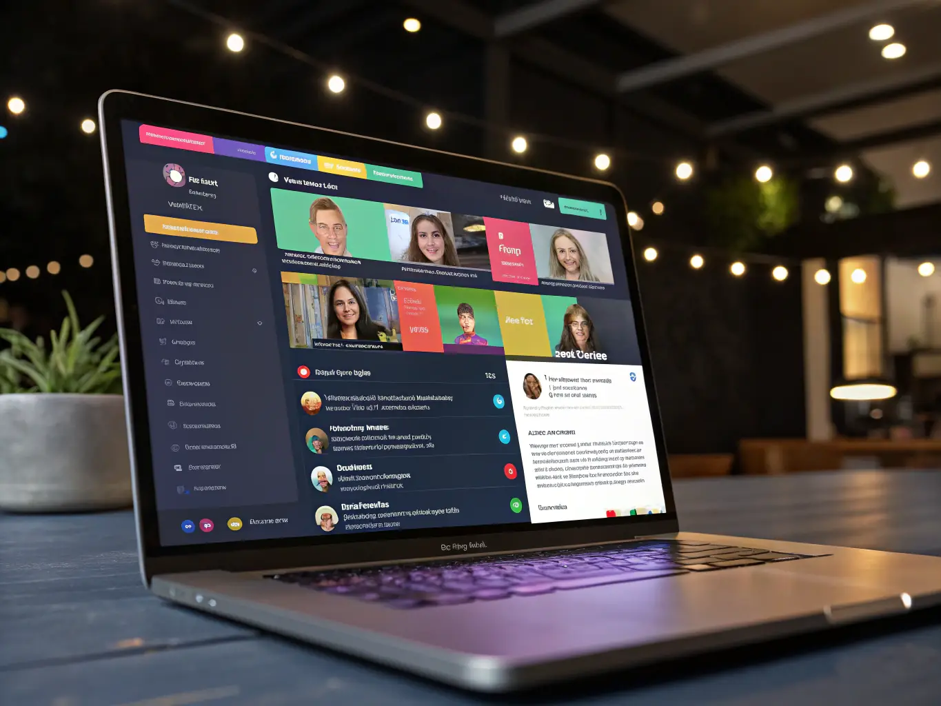 An image of a lively online discussion forum with various community members actively participating in different threads, showcasing the platform's ability to facilitate meaningful conversations.